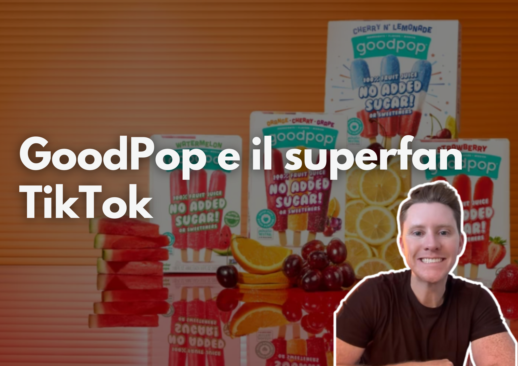Articolo marketing su GoodPop e il ghiaccio virale su Tiktok
